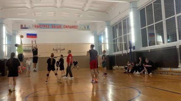 В Благодатном состоялся турнир по волейболу.